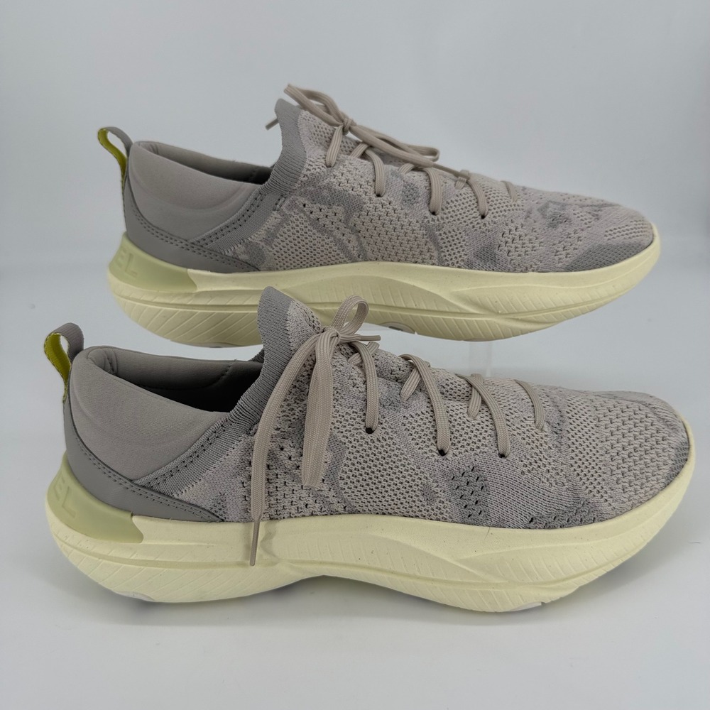Sorel Womens Kinetic Impact Lace Quarry Grey Knit Sneakers NL4672-278 Size 11